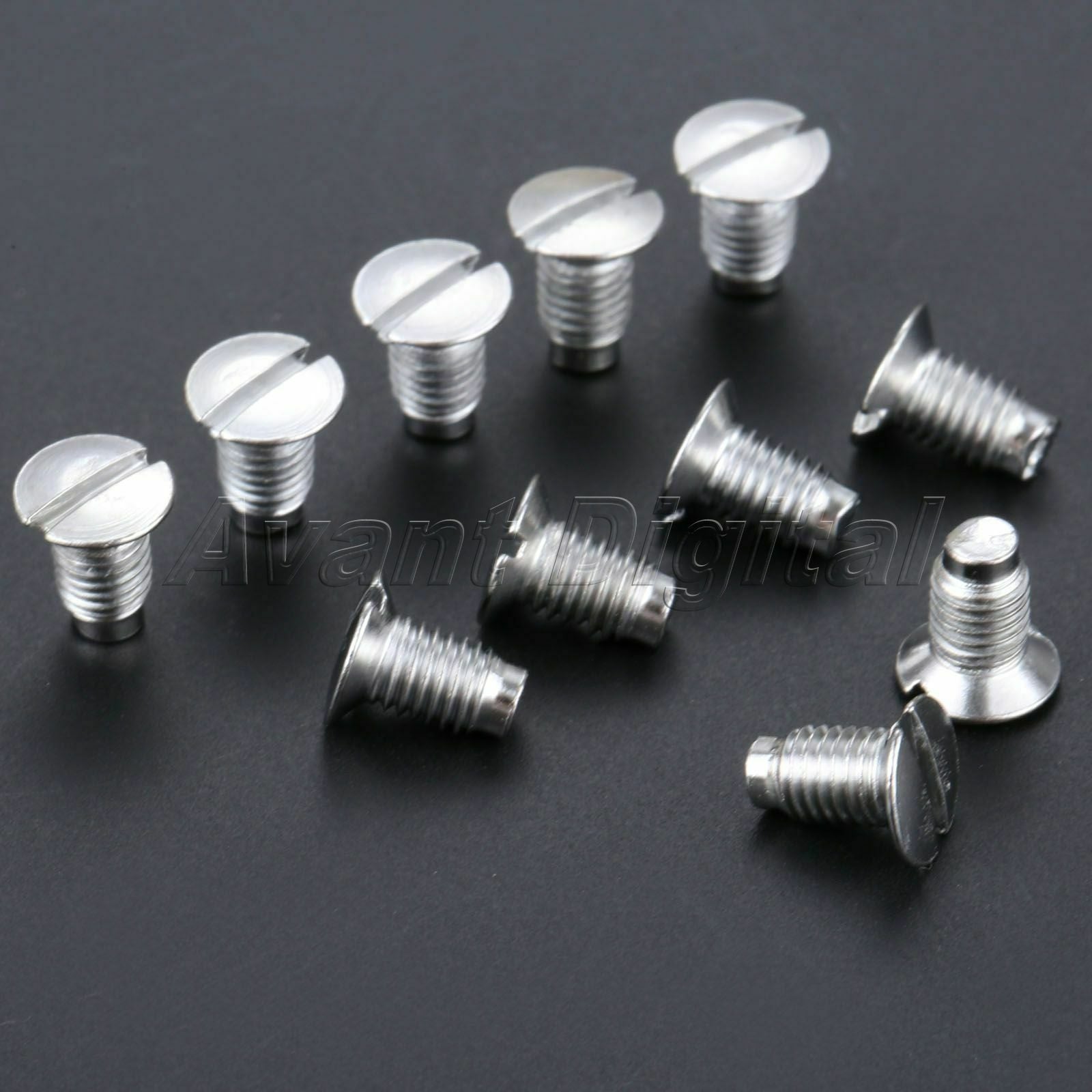 50Pcs Stainless Steel Needle Plate Screws Industrial Sewing Machine Accessories