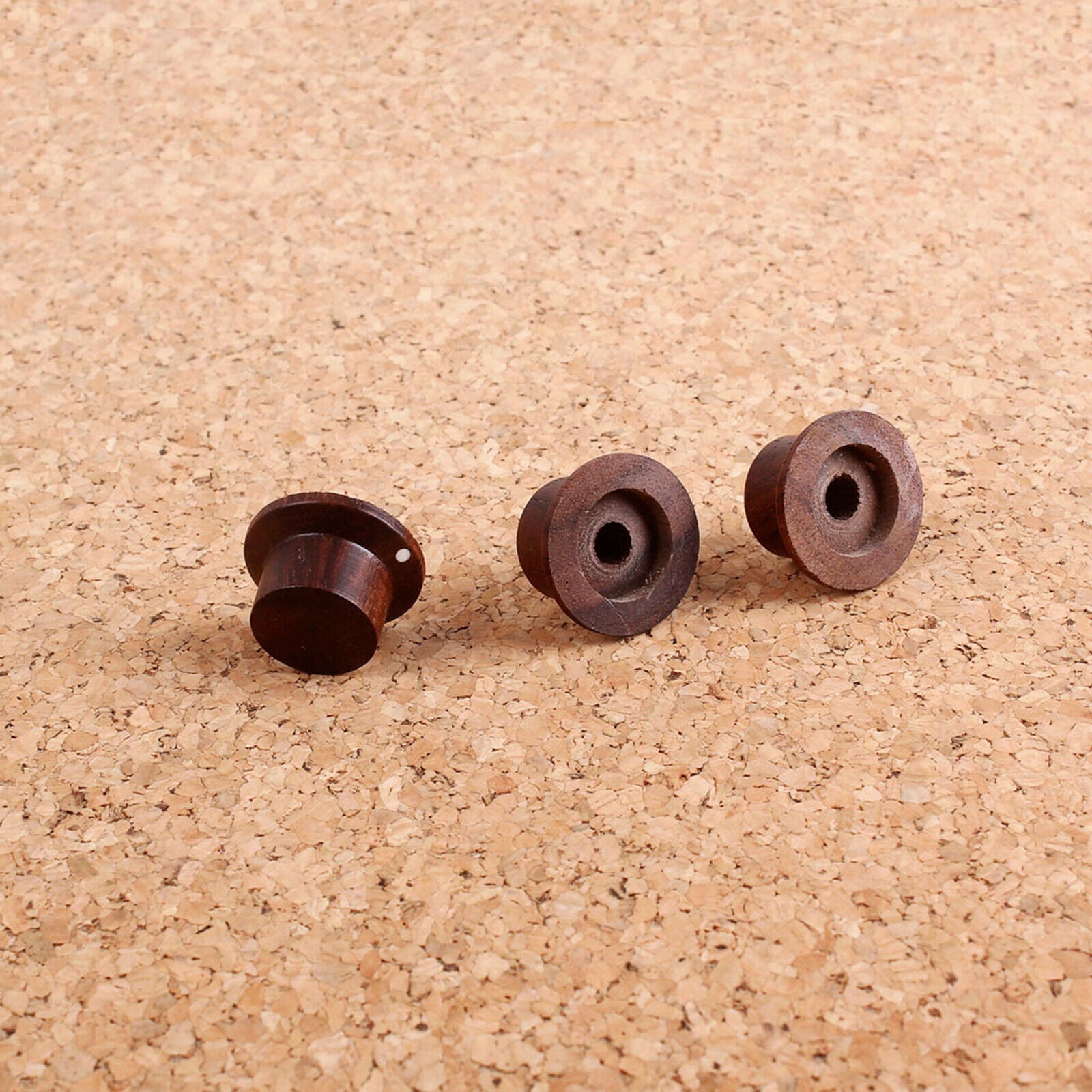 3pcs Wooden Speed Control Knob Volume Knobs Tone Control Knobs Accessories