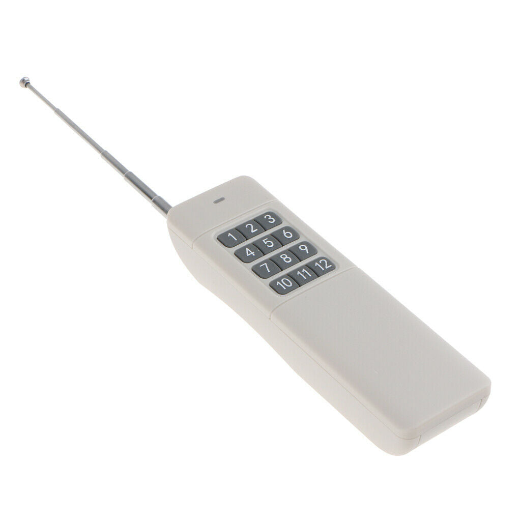 1x Transmitter 1x Remote Control Receiver DC12V Self-locking Interlock Jog