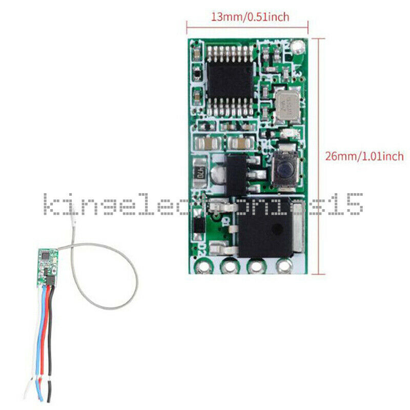 1PCS 433 Mhz 1CH RF Relay Receiver Universal Wireless Remote Control Switch NEW