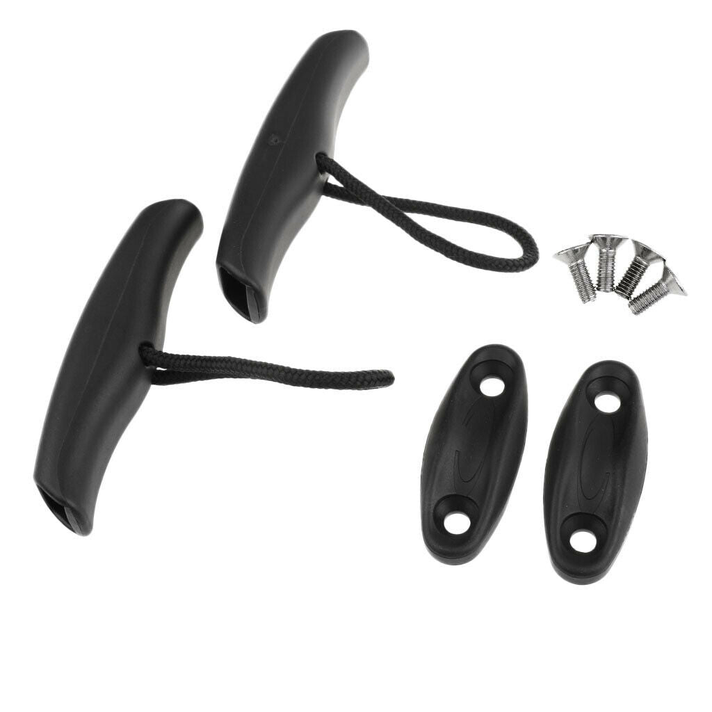 2x canoe kayak boat toggle carrying handle grip replacement \ u0026 screws cord