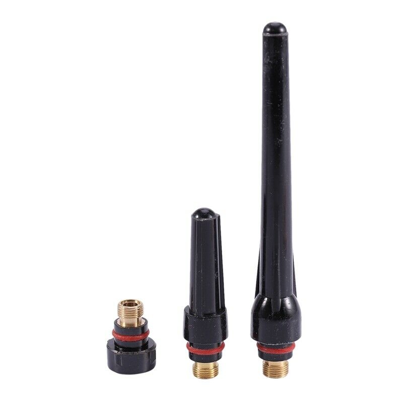 17Pcs Welders Welding Torch Tig Cup Collet Body Nozzle Kit Tungsten Electrode B8