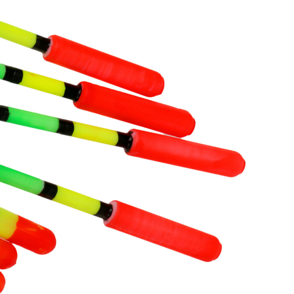 Set of 15 Plastic Fishing Floats Slip Drift Tube Indicator Assorted Sizes