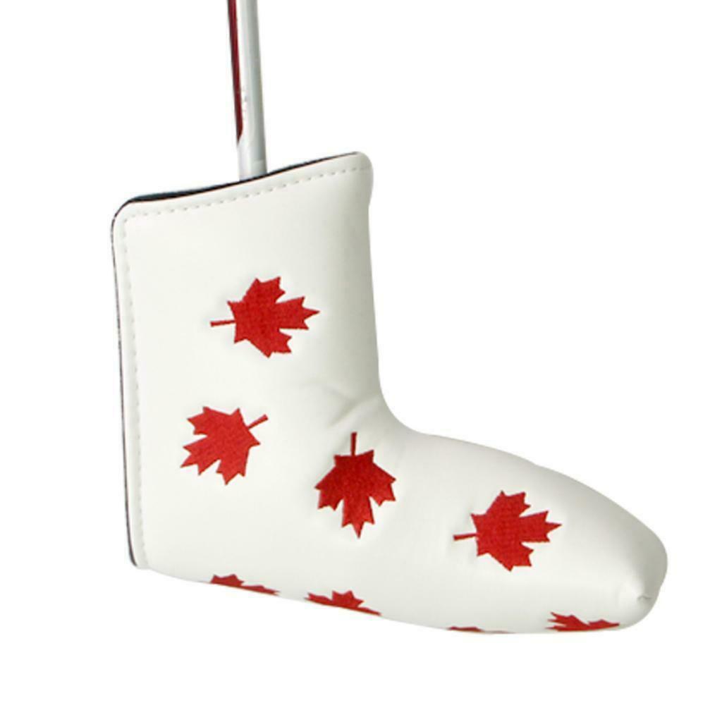 Golf Blade Putter Headcover Magnetic White Ball Stamp Stamper Keepsake Gift