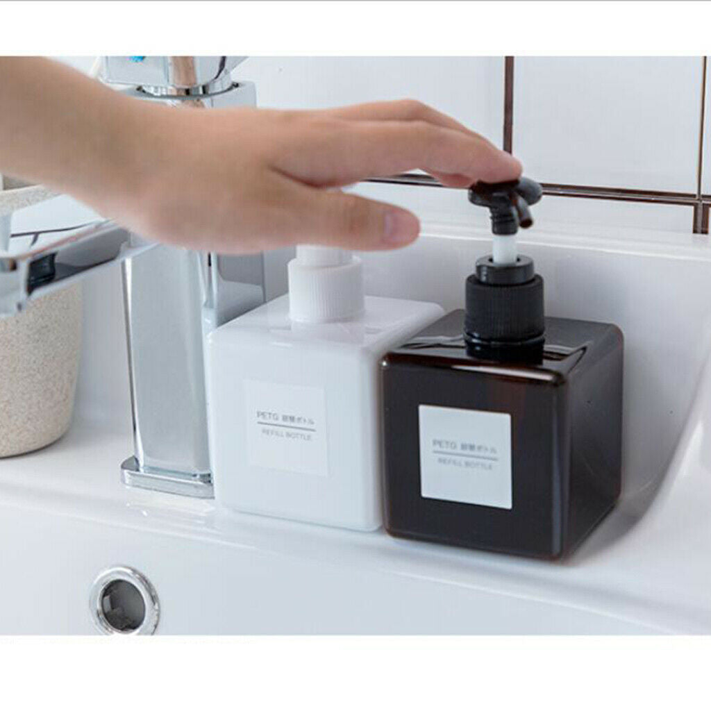 4pcs 250ml Foaming Soap Dispenser Cosmetic Containers Pump Bottles
