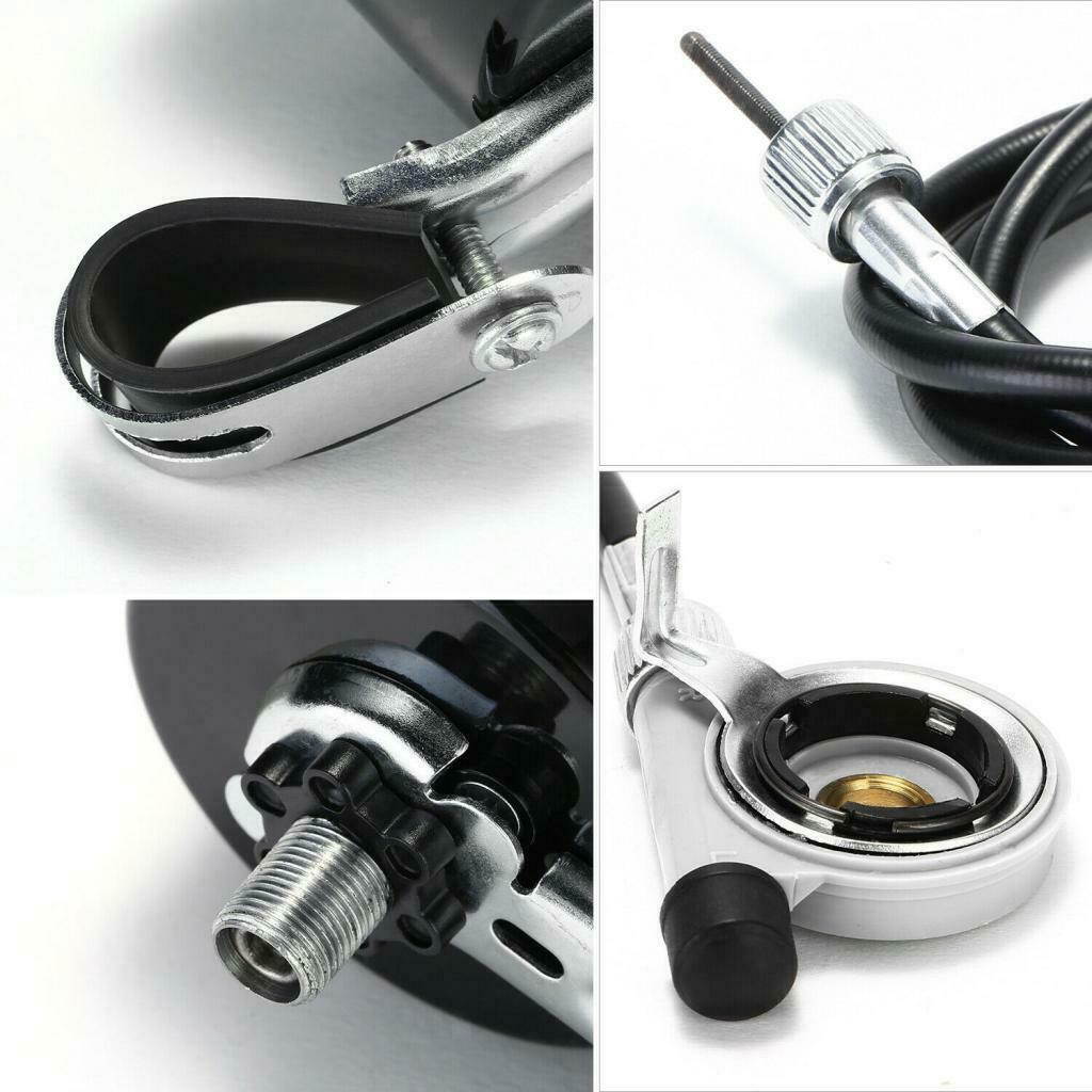 Speedometer & Odometer w / Mounting Hardware for Motorized Bicycle Motor