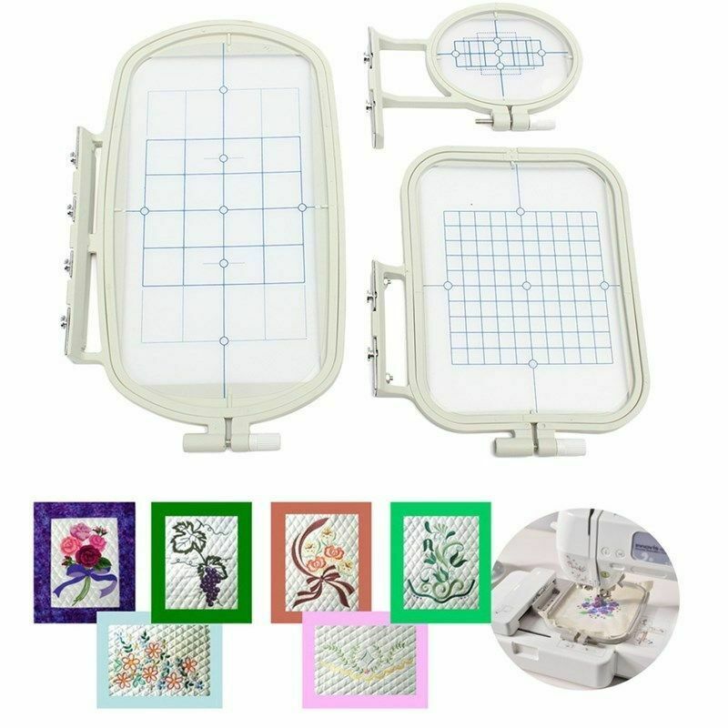 3pcs/set Embroidery Hoops Frame for Brother Embroidery Machine LB6770 HE240