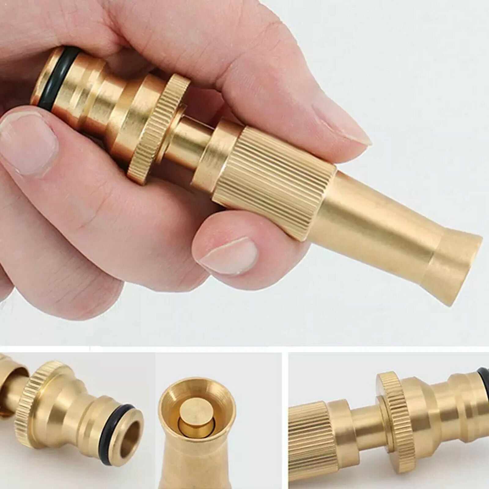 Car Washing Lawn Pressure Irrigation Spray Gun Brass Head Nozzle Adjustable