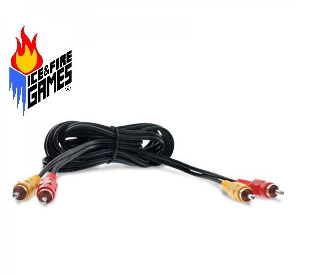 New NES RCA AV Composite Audio Video Cable for (Nintendo Entertainment System)