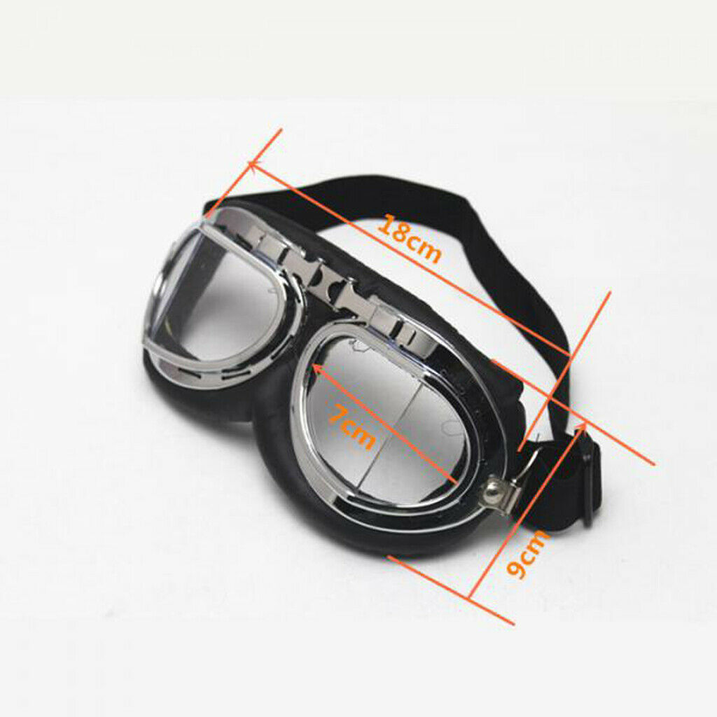 1x Pair Of Glasses With Transparent Peripheral Vision Transparent Lens Foam
