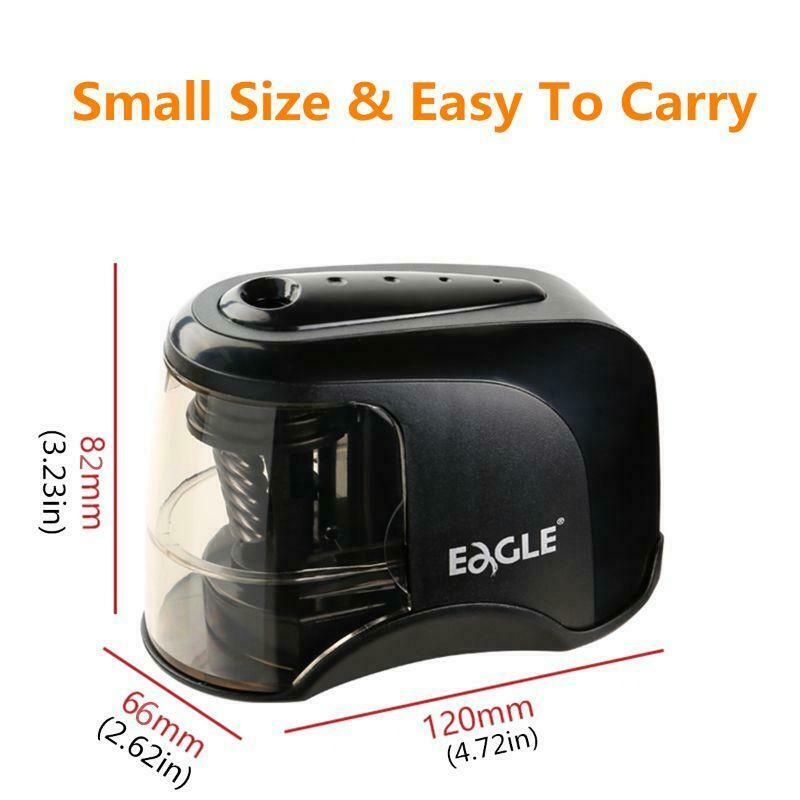 Electric Pencil Sharpener Best Heavy Duty Helical Steel Blade for Colored Pencil