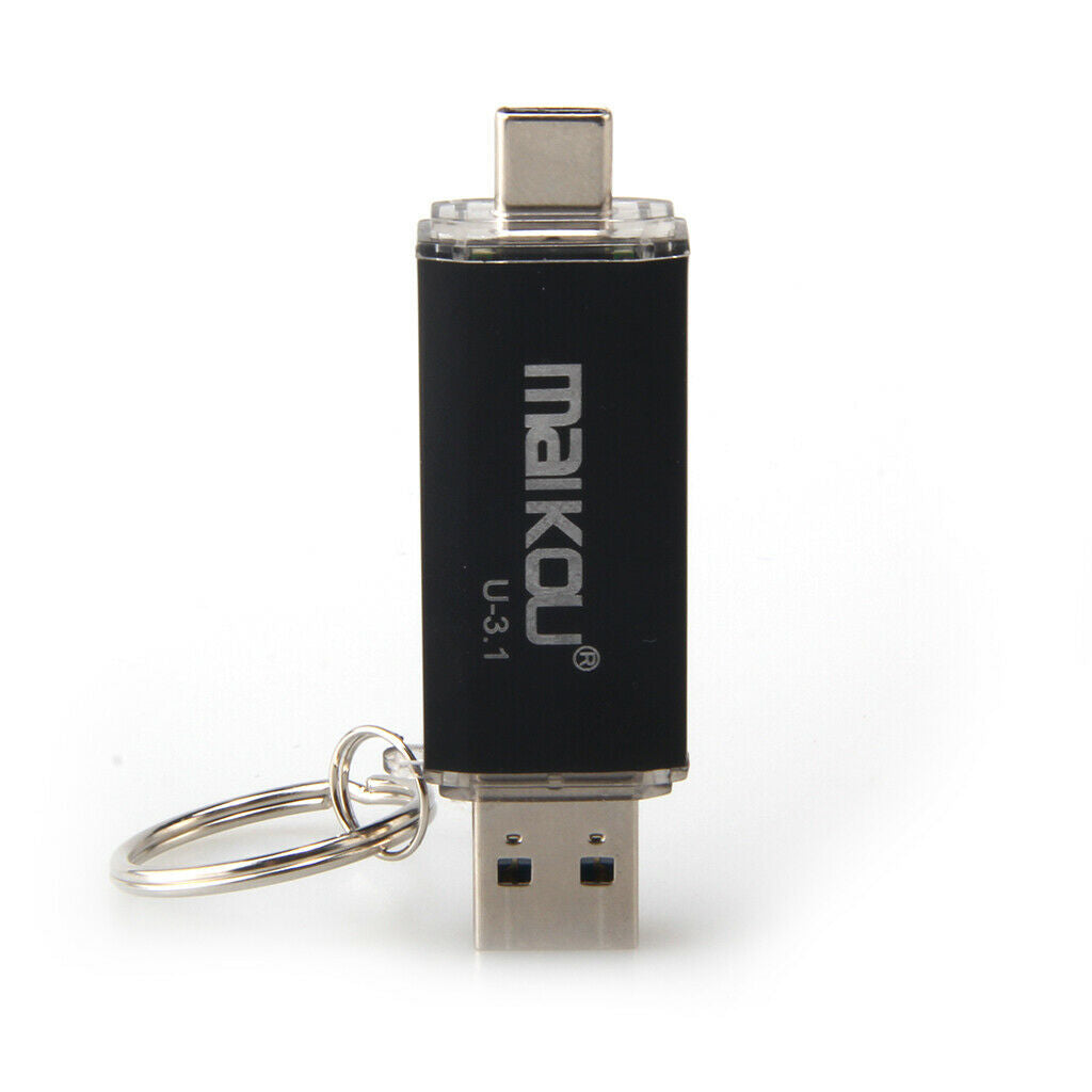 256 GB Dual Type-C OTG Flash Drive USB 3.0 Memory Stick for Android Phone PC