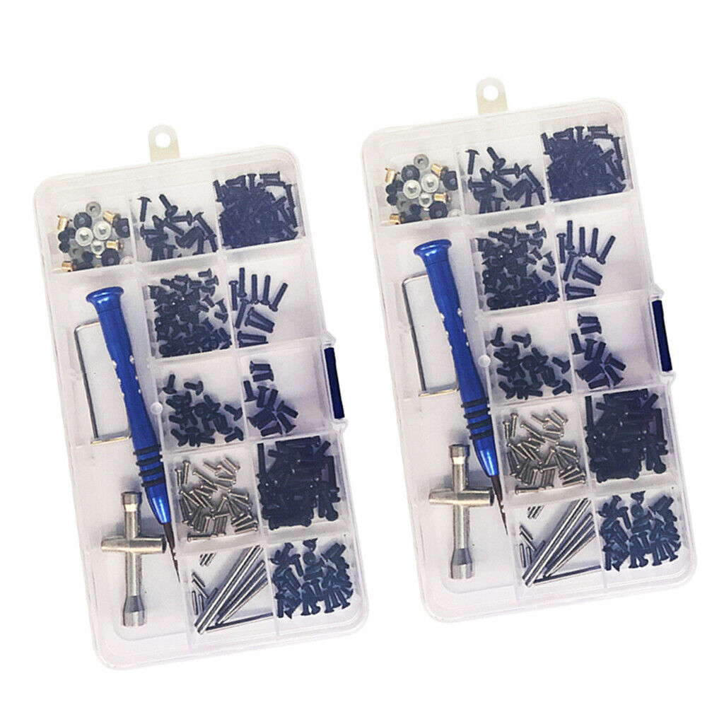 2 Sets Screws Bolt Repair Tool Box for Wltoys 1/14 144001 Replacement Parts