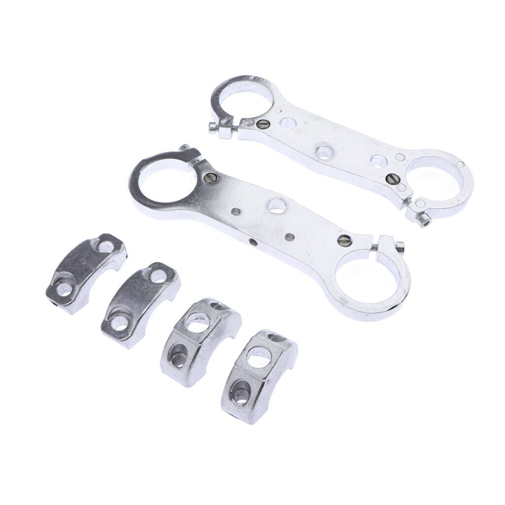 Aluminum  Upper Triple Tree Clamp For 49cc Dirt Bike- Motorcycle Accessories