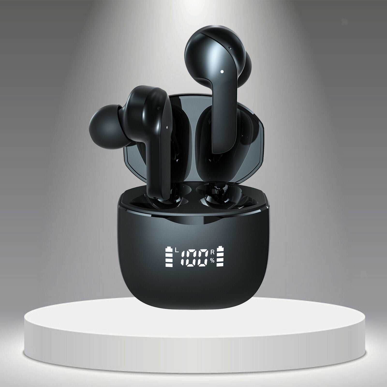 Wireless Bluetooth Earphones Bluetooth 5.2 LED Display TWS for Sport Student