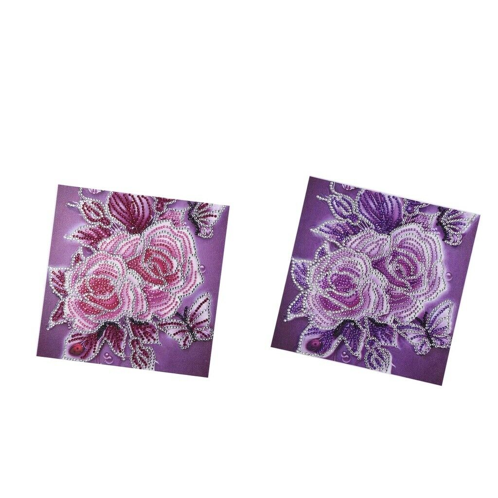 Pack of 2 DIY Special Shaped 5D Diamond Painting Mosaic Cross Stitch Kit