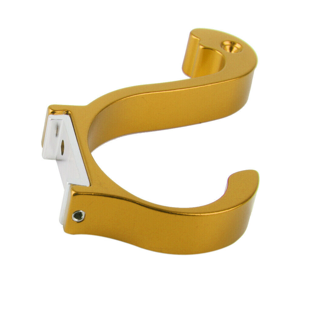 Space Alumimum Home Door Wall-mounted Hat Clothes Towel Hook Hanger Golden