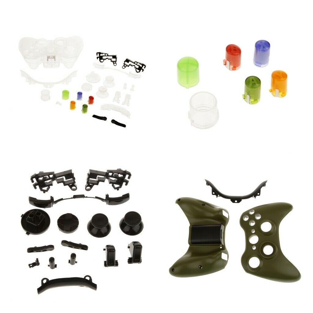 2 Pieces Replacement Full Housing Case Cover Mod Kit For   360