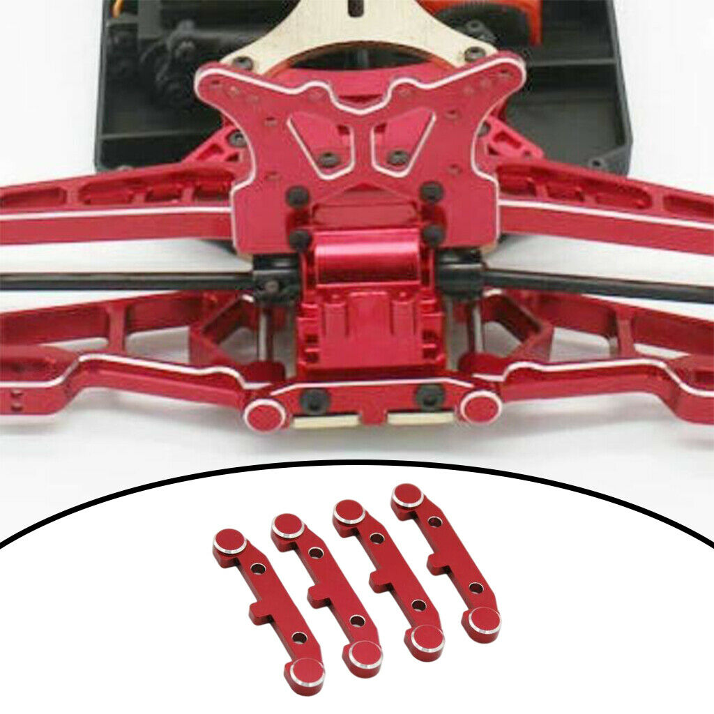 4Pack 1/10 Scale Metal Front Rear Arm for JLB Crawler Racing Monster Car DIY