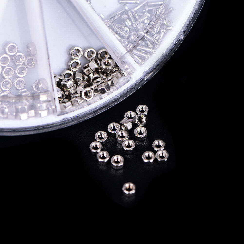 600pcs Assorted Fasteners Screws For Watch Eyeglasses Watchmaker Repair Tool DD