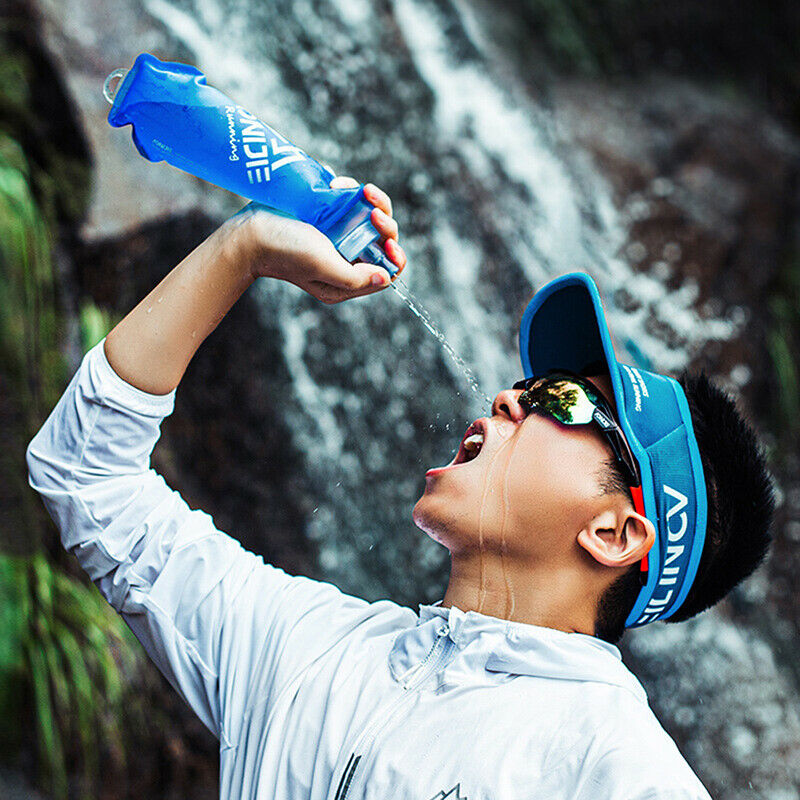 500ml Outdoor Sports Bevel Water Bottle Soft Flask Hydration Kettle BPA F JY
