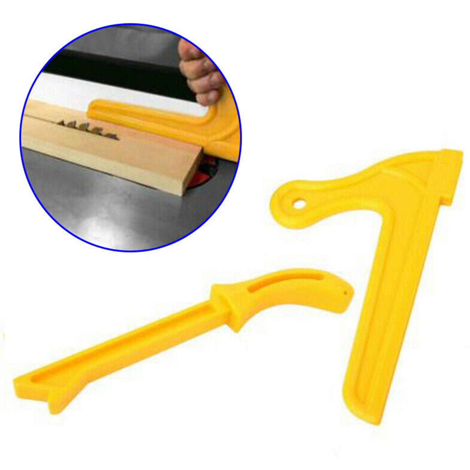 2 Pieces V-type Push Stick For Table Saws Woodworking Router Tools