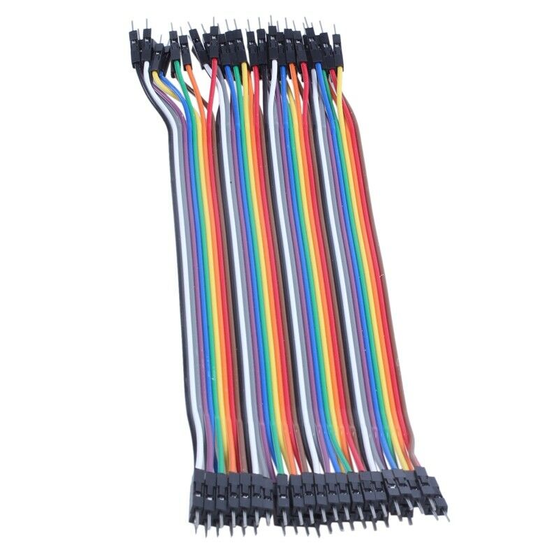 40pcs 20cm 2.54mm male to male Breadboard jumper wire cable for Arduino U3L3L3