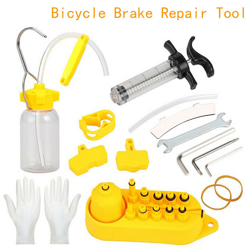 Hydraulic Bicycle BIke Disc Brake Oil Bleed Tool Kit For Shimano Tektro Ma C Fx