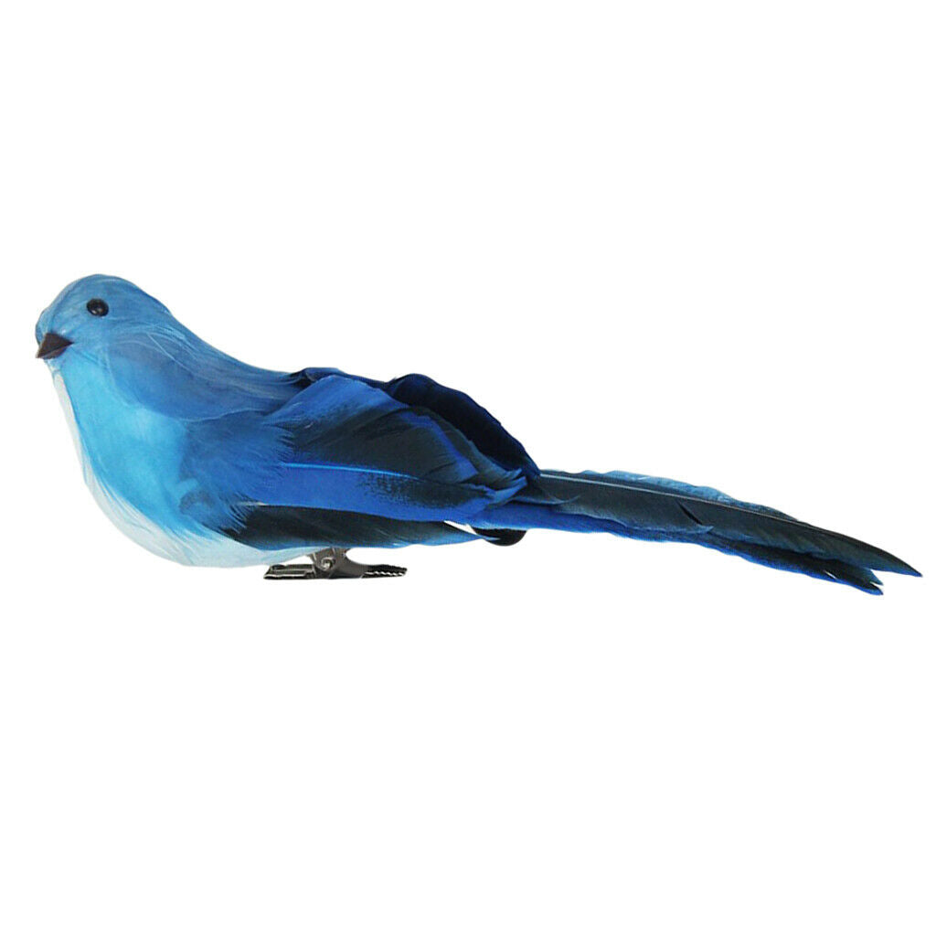3pcs Feathered Craft Birds Artificial Foam Birds Photo Prop