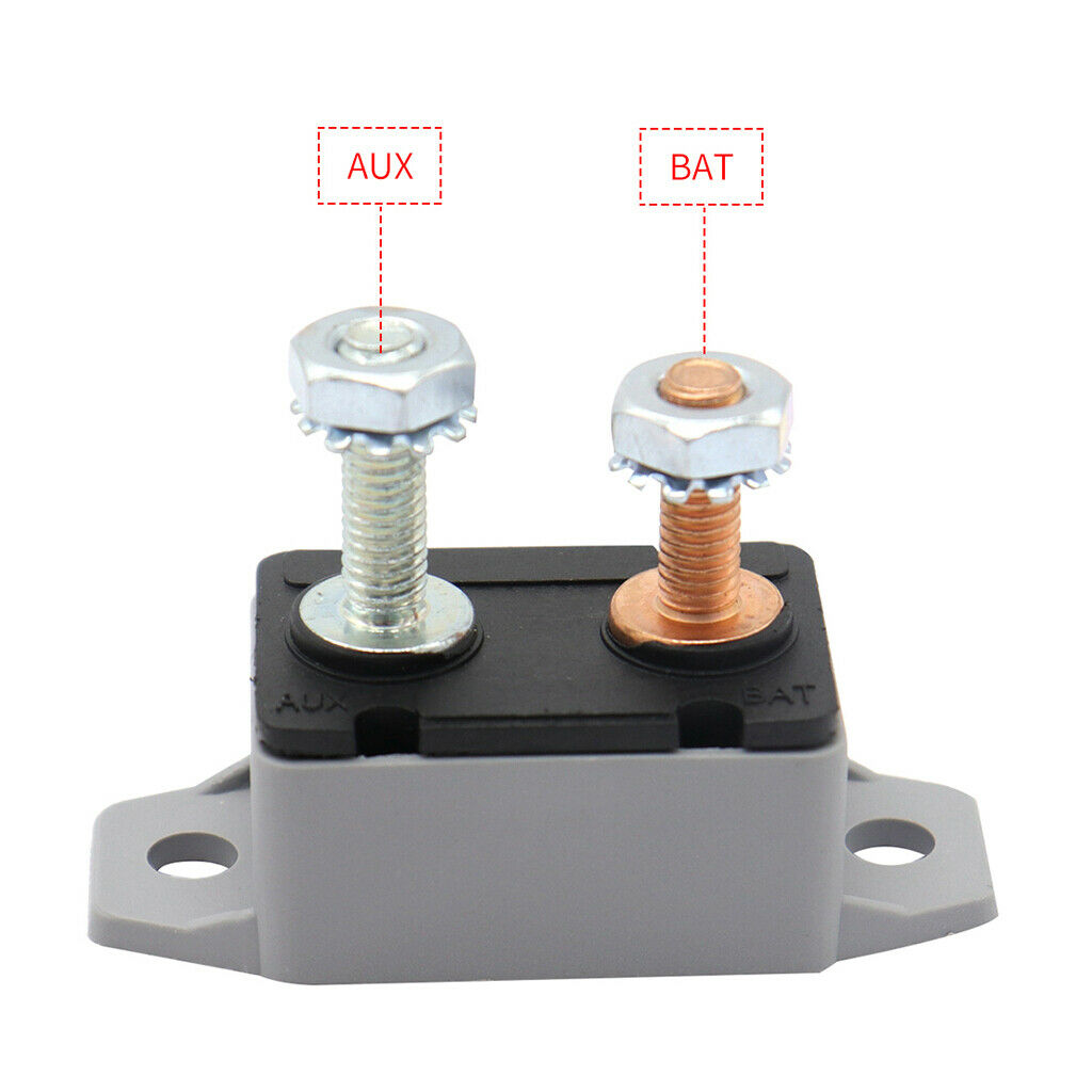 30Amp Auto Reset Circuit Breaker Fuse Dual Battery Car Caravan Boat