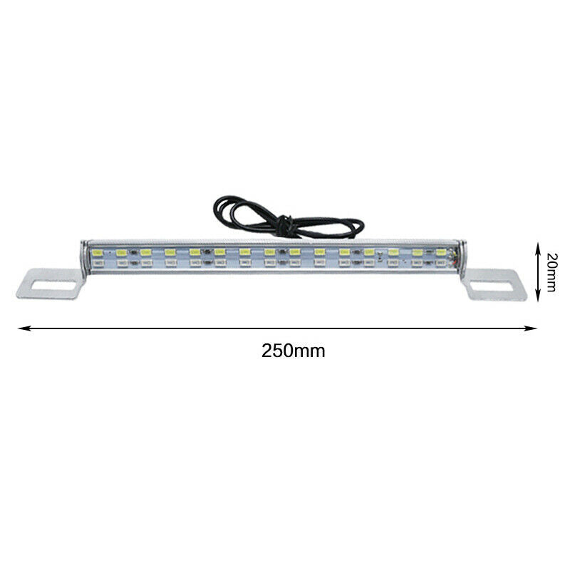Car LED Reversing Lamp Double Color Stoplight Mini License Plate Signal Light