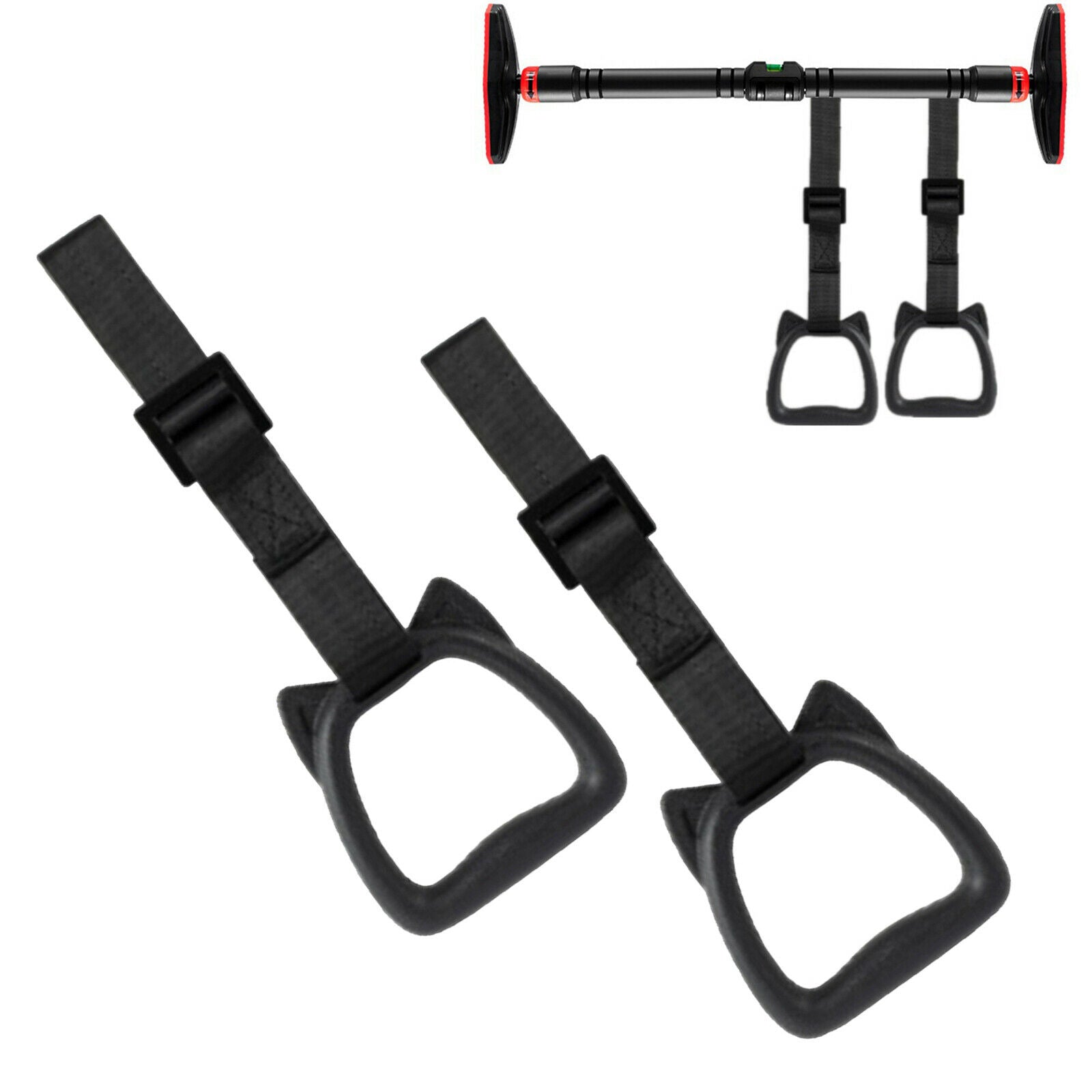 T-bar Row Pull-Up Gym Straps Handles Fitness Adjustable Strap Bar Attachment