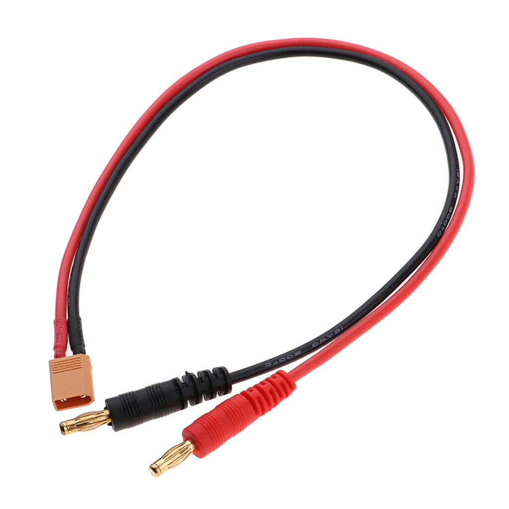 1pc 4mm Bullet/Banana to XT30 Male Charge Cable Lead for RC LiPO Battery