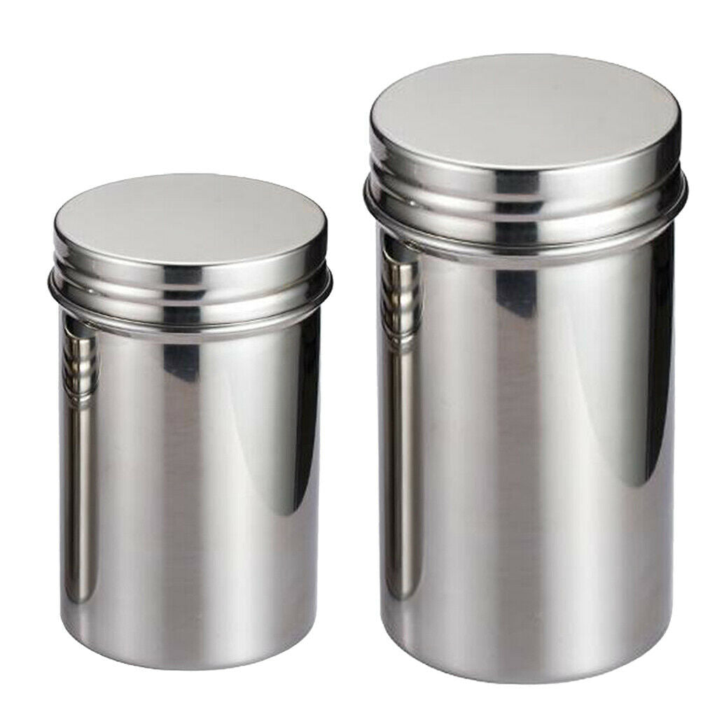 Stainless Steel Spice Tea Jar Coffee Condiment Pots Seasoning Pot Small