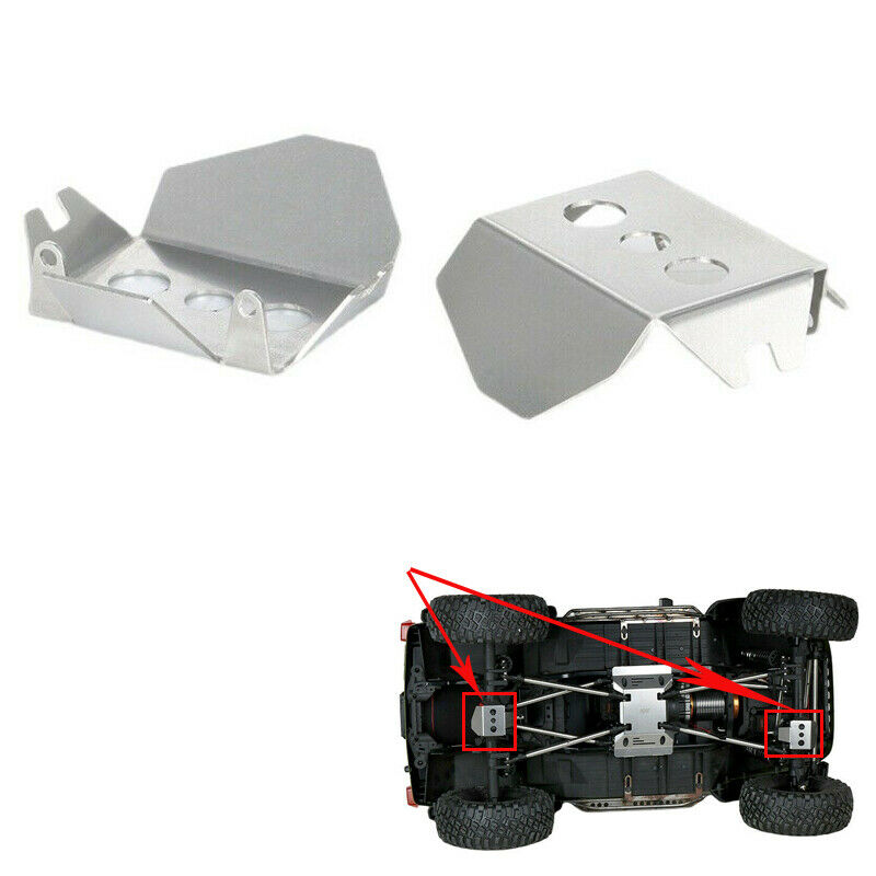 Alloy Bridge Egg Axle Guard Plate Armor for AXIAL SCX6 JEEP Wrangler 1/6 RC Car