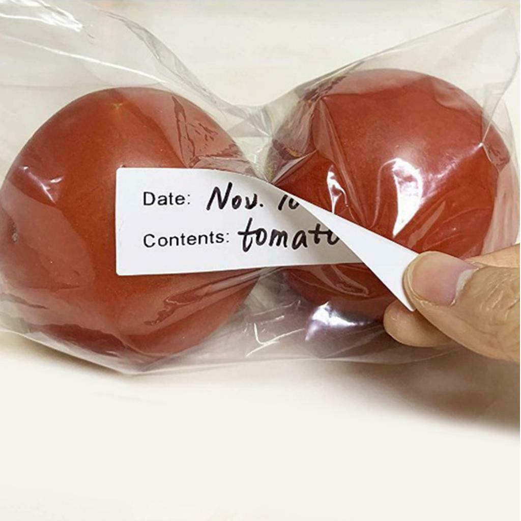 125 Pieces of Self-adhesive Removable Freezer Storage Labels
