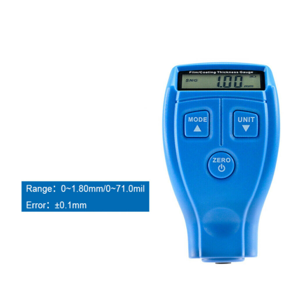 GM200 Thickness Gauges Film Paint Coating Car Magnetic Measurement Meter Tester