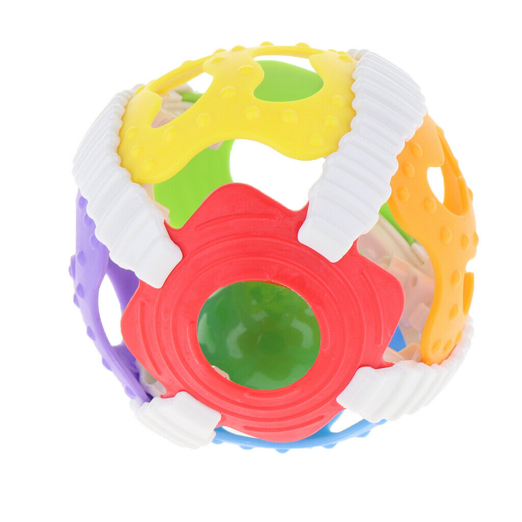 Cute Rattles Toys Toddler Plastic Hand Jingle Shaking Bell Hand Shaking Bell
