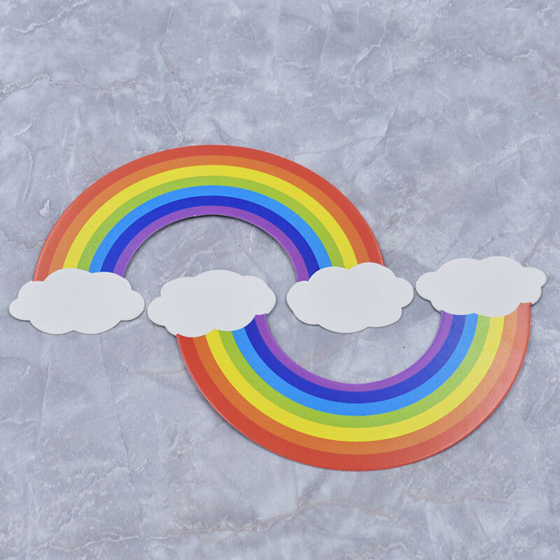 5pcs Child Birthday Cake Rainbow Topper Decoration Cloud Party Supply Cute Baby