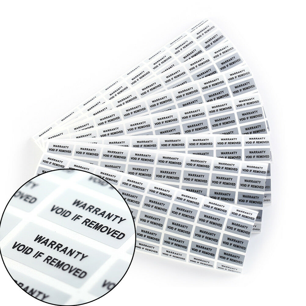 300 Hologram VOID IF REMOVED Security Tamper Evident Warranty StickerY1