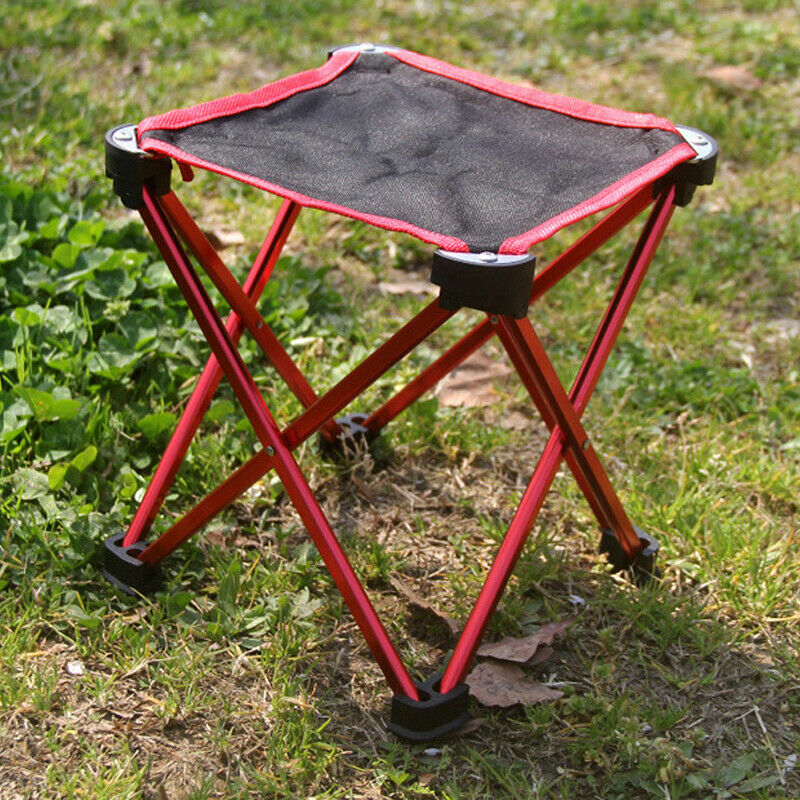 Outdoor Camping Hiking Foldable Chair Folding Fishing Picnic BBQ Garden Stool