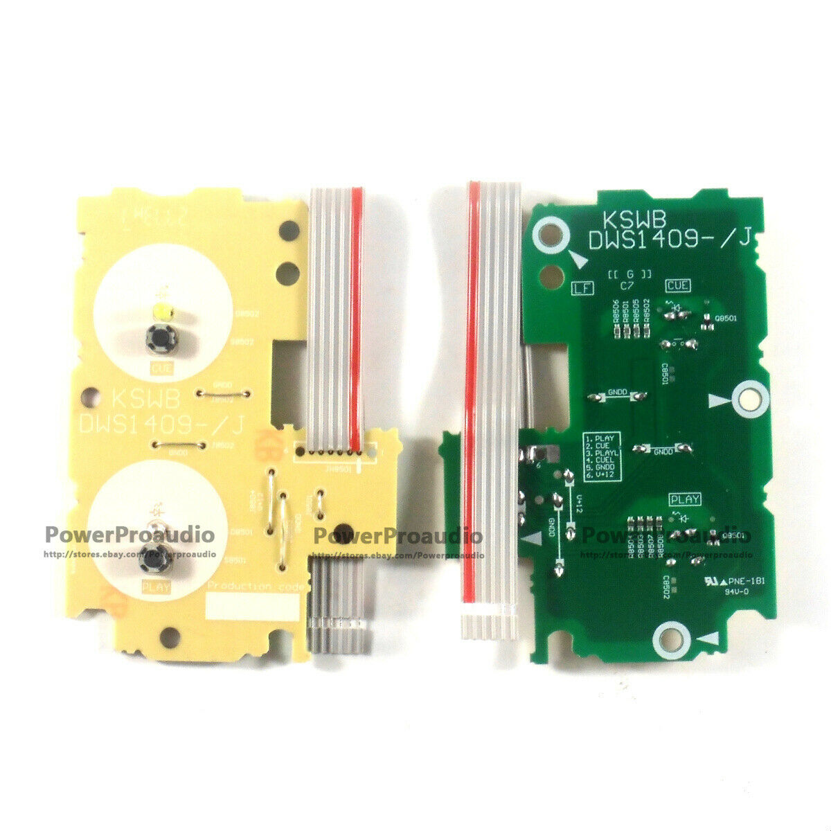 2pcs Play/Cue PCB Assy Circuit Board Part DWS1409 For PIONEER CDJ2000