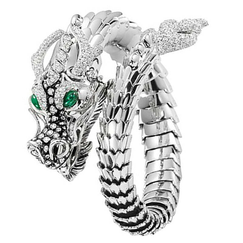 Unique Men's Chinese Dragon Ring Cool Cycling Men and Women's Rings Size Adj Pb