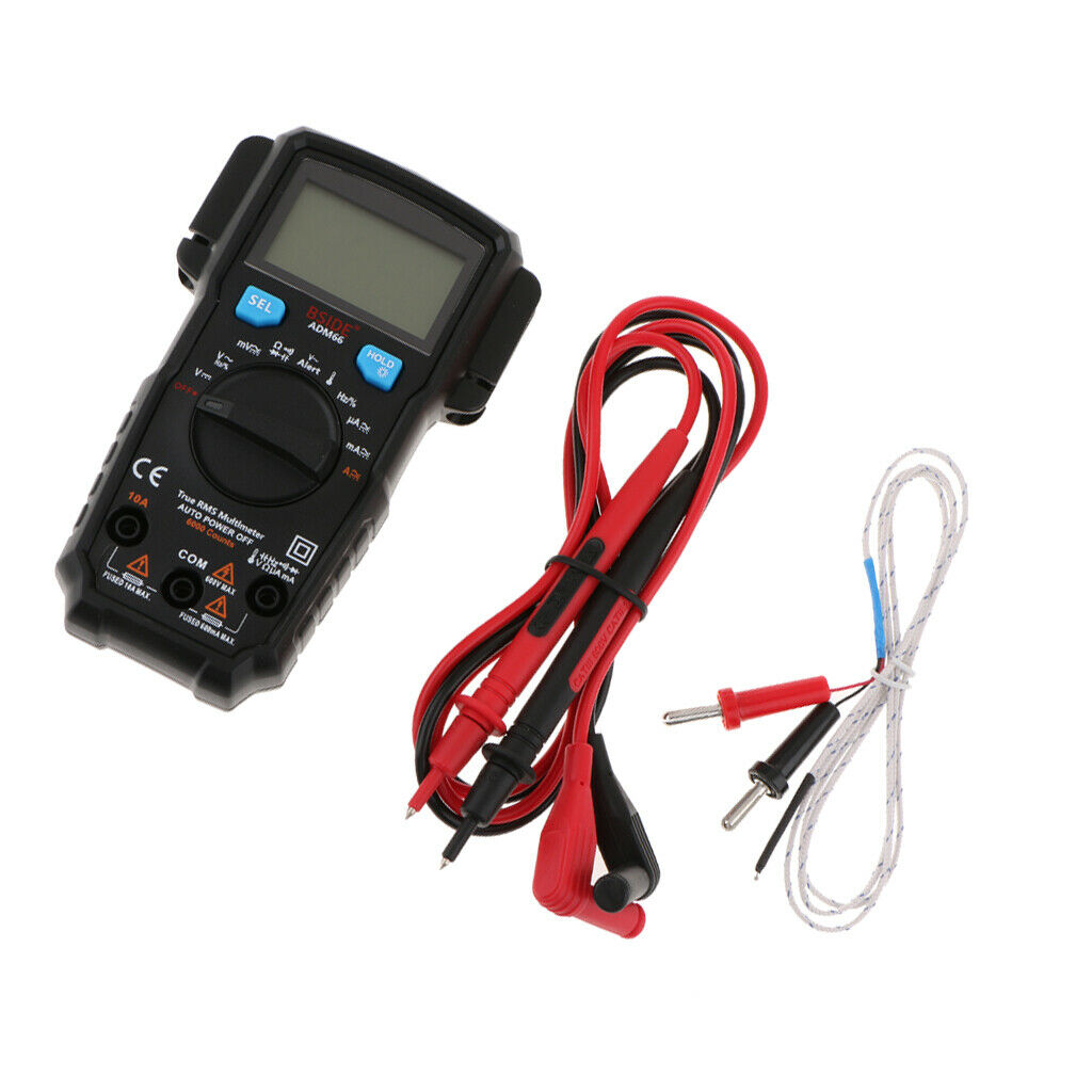6000 Counts NCV Detection Volt Amp Ohm Meter Digital Multimeter Auto-Ranging
