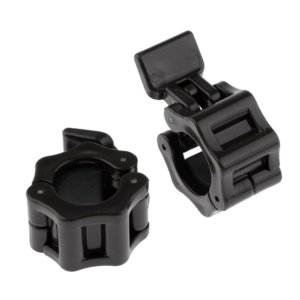 2 Pairs of 30mm Lock Barbell Dumbell Clamp Collars Clips Pinlock Buckle