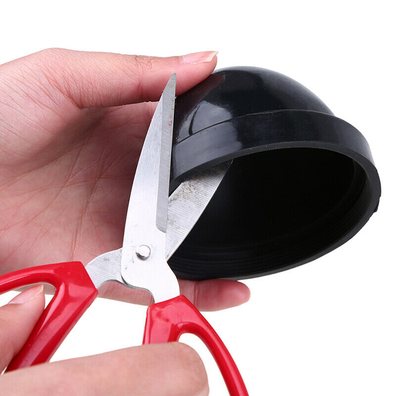 3.54" Rubber Housing Seal Cap Car Dust Cover LED HID Light Kit Headlight Black