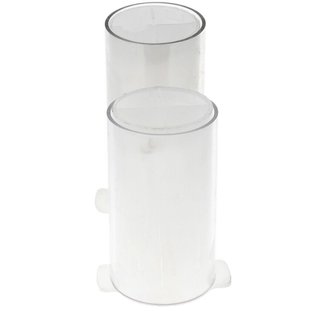 Plastic Ripple Shed Candle Mold Soap Mould DIY Candles Crafts 8.3 x 18.4 cm