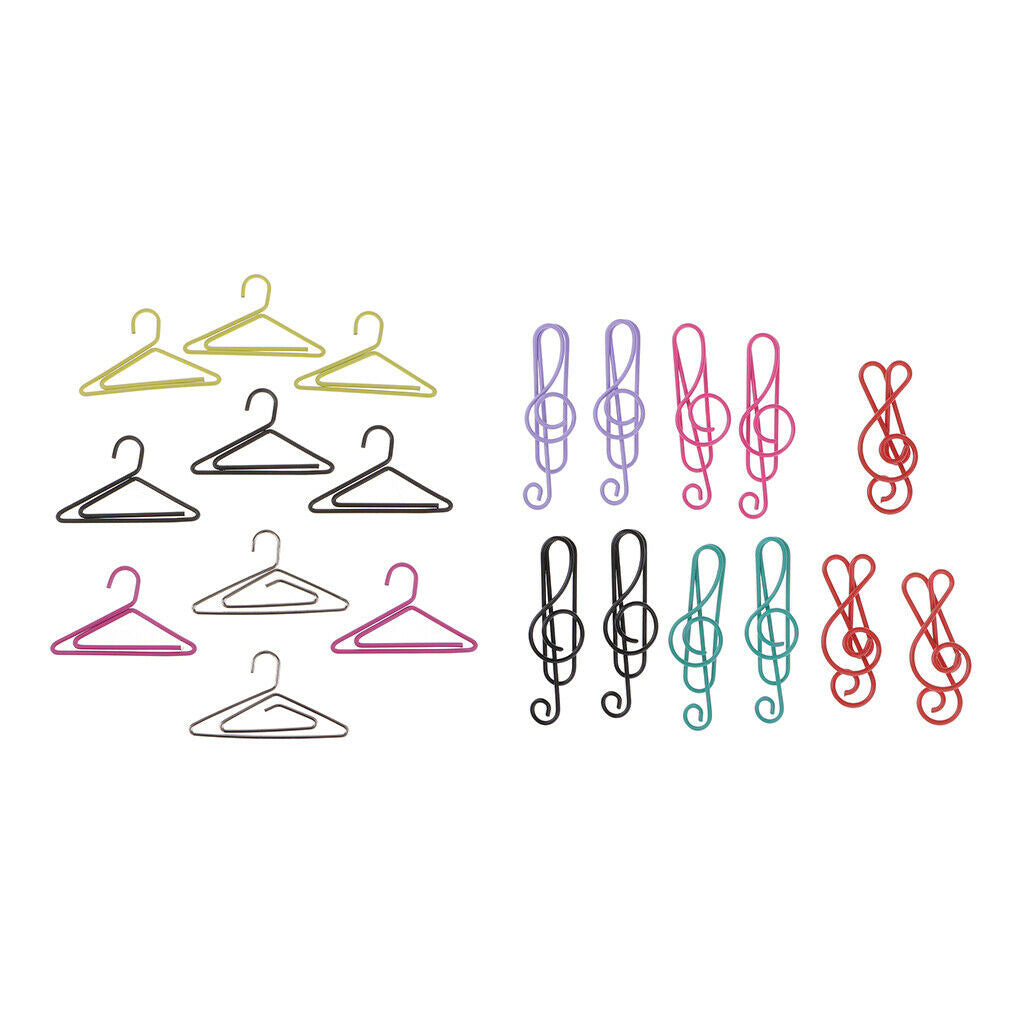 Bookmarks File Paper Documents Paperclips Hangers Sing Symbol Shape Metal Clips