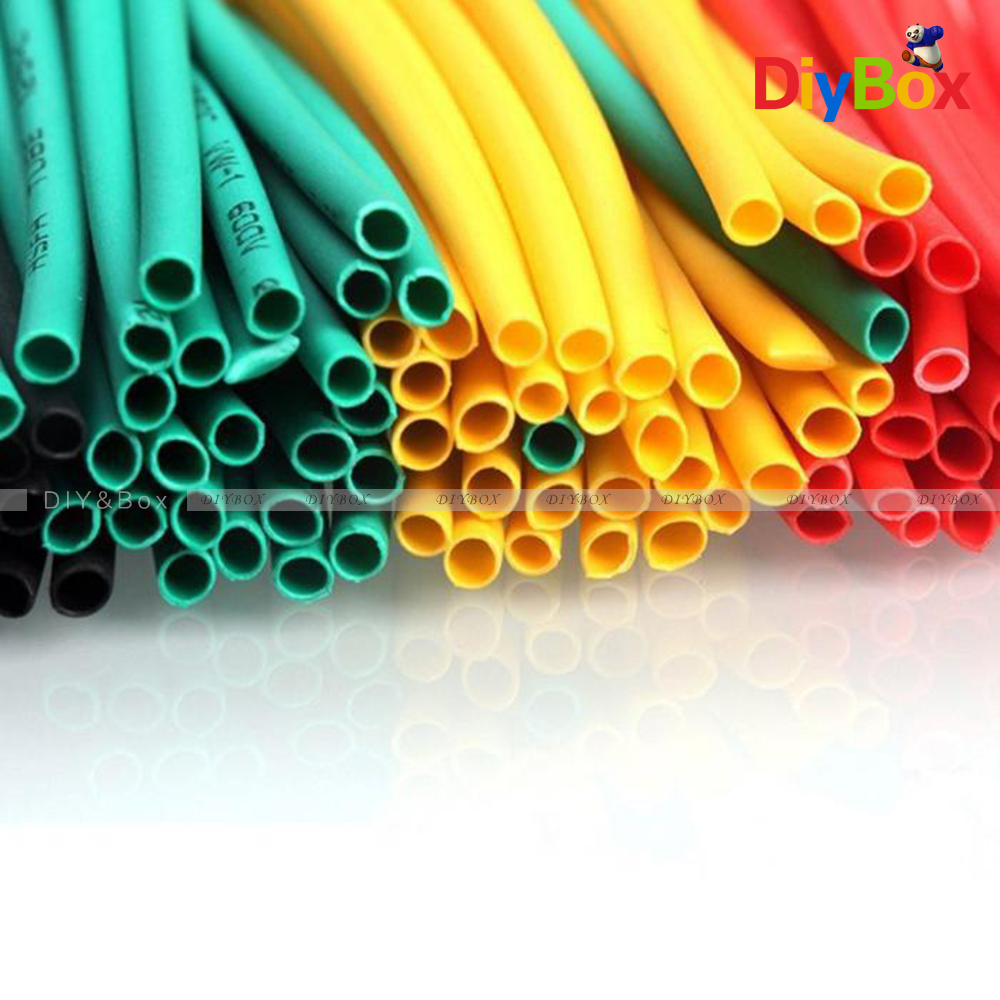 164PCS Polyolefin Heat Shrink Tube Tubing Insulated Assorted Sleeve Wire Cable