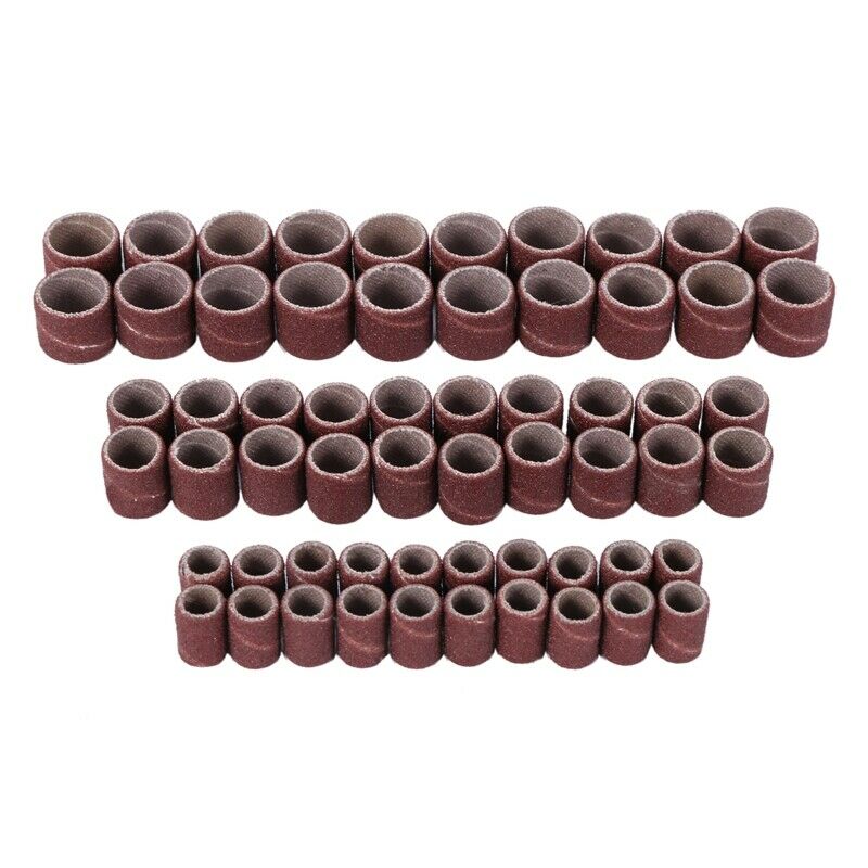66 Pcs Drum Sanders Set Including 60 Pcs Sanding Bands and 6 Pcs Drum MandrelsG1